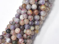 Pink Tourmaline Beads, 8mm (8.3mm) Round-RainbowBeads