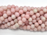 Pink Opal, 8mm Round Beads-RainbowBeads