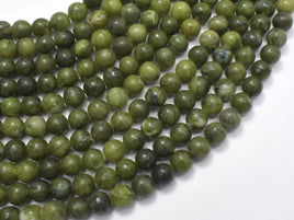 Jade Beads, 6mm (6.6mm) Round-RainbowBeads