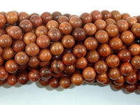 Rosewood Beads, 8mm(8.3mm)-RainbowBeads