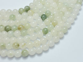 Natural Jade 8mm (8.5mm) Round-Rainbow Beads