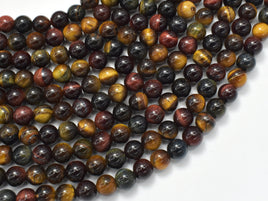 Tiger Eye Beads, 3 color, 6mm, 15 Inch-RainbowBeads