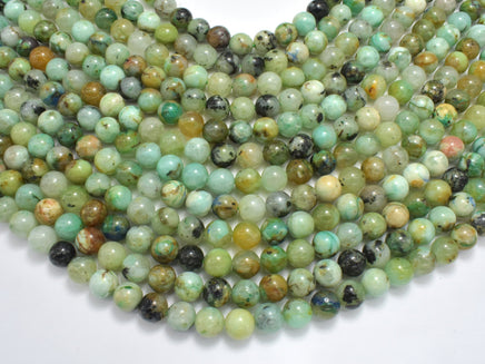 Natural Chrysocolla , 8mm Round Beads, 15 Inch-RainbowBeads