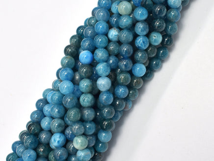 Apatite, 6mm, Round-RainbowBeads