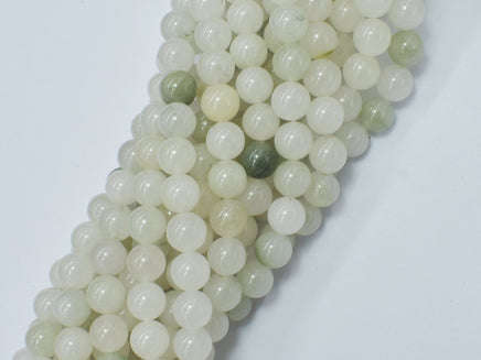 Natural Jade 8mm (8.5mm) Round-Rainbow Beads