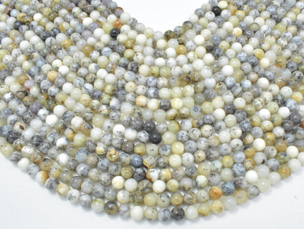 Dendritic Opal Beads, Moss Opal, 6mm (6.3mm) Round-RainbowBeads