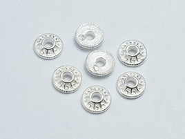 10pcs 925 Sterling Silver Bead Caps, 4.7mm-RainbowBeads
