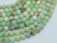Australian Chrysoprase, 8mm, Round Beads-RainbowBeads