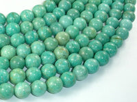 African Amazonite Beads, 11mm Round Beads-RainbowBeads