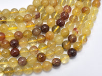 Mixed Rutilated Quartz, 8mm (8.5mm), Round-RainbowBeads