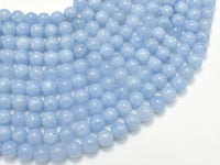 Malaysia Jade - Aquamarine, 6mm (6.5mm) Round-RainbowBeads