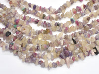 Pink Tourmaline, 7-10mm, Chips, 32 Inch-RainbowBeads