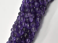 Amethyst Beads, Pebble Nugget, 6x8mm, 15.5 Inch-RainbowBeads