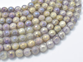 Mystic Coated Lavender Amethyst, 8mm Faceted-RainbowBeads