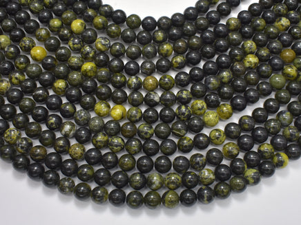 Tibetan Jade, Medicine King Stone, 8mm (8.6mm)-RainbowBeads