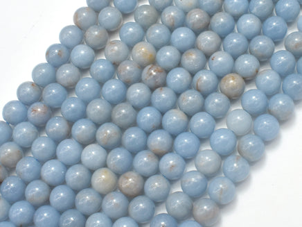 Angelite Beads, 6mm Round Beads-RainbowBeads