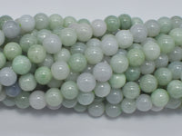 Burma Jade Beads, 8mm Round-RainbowBeads