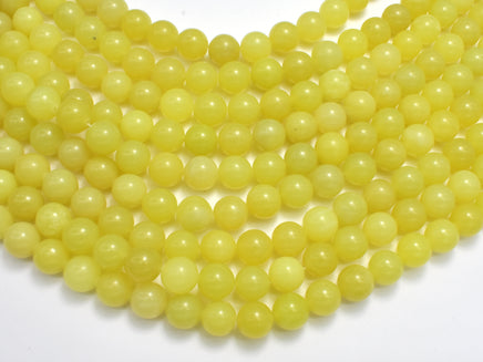 Lemon Jade, 10mm Round beads-RainbowBeads