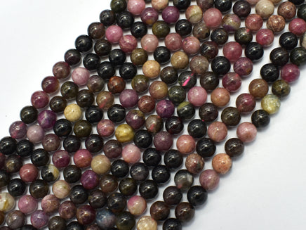 Tourmaline Beads, 6mm Round Beads-RainbowBeads