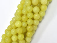 Lemon Jade, 10mm Round beads-RainbowBeads