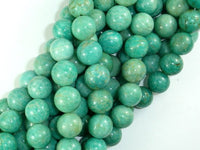African Amazonite Beads, 11mm Round Beads-RainbowBeads