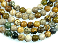 Ocean Jasper Beads, Round, 10 mm-RainbowBeads