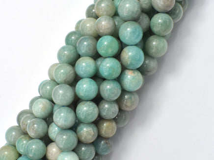 Russian Amazonite Beads, 10mm Round-RainbowBeads