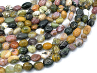 Ocean Jasper, Approx 6x8mm Nugget Beads-RainbowBeads