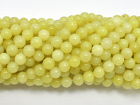 Lemon Jade, 6mm Round beads-RainbowBeads