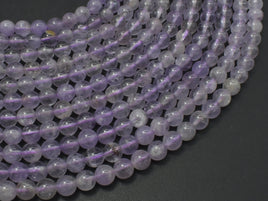 Lavender Amethyst, 6mm(6.3mm) Round-RainbowBeads