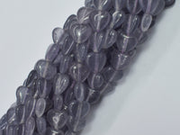Jade - Gray 12mm Heart Beads-Rainbow Beads