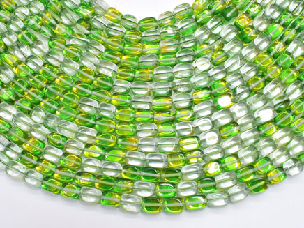 Mystic Aura Quartz - Green, Yellow, 6x9mm, Nugget, 14.5 Inch-RainbowBeads