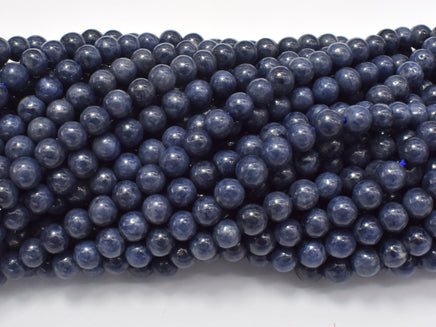 Blue Sapphire Beads, 5mm (5.4mm) Round-RainbowBeads