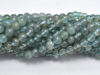 Apatite Beads, 4mm Round Beads-RainbowBeads