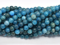 Apatite, 6mm, Round-RainbowBeads