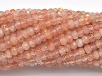 Sunstone Beads, 2x3mmmm Micro Faceted Rondelle-RainbowBeads