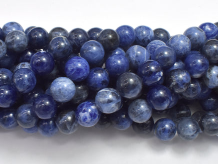 Sodalite Beads, Round, 10mm-RainbowBeads
