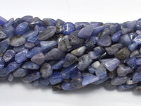 Tanzanite, 6x8mm, Nugget Beads, 15.5 Inch-RainbowBeads