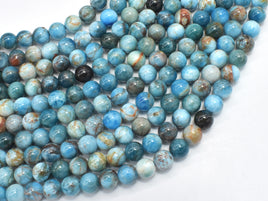 Apatite Beads, 6mm (6.4mm) Round-RainbowBeads