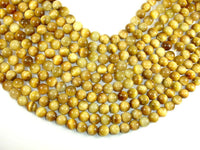 Golden Tiger Eye, 10mm Round Beads-RainbowBeads