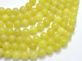 Lemon Jade, 10mm Round beads-RainbowBeads