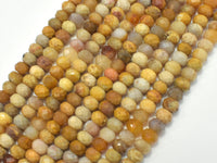 Crazy Lace Agate, 4x6mm Faceted Rondelle-RainbowBeads