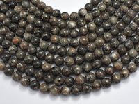 Natural Glowing Yooperlite 10mm (10.5mm) Round-RainbowBeads