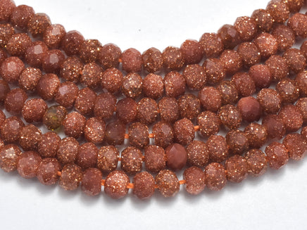 Goldstone Beads, 2x2.9mm Micro Faceted Rondelle-RainbowBeads