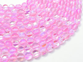 Mystic Aura Quartz-Pink, 8mm (8.4mm)-RainbowBeads