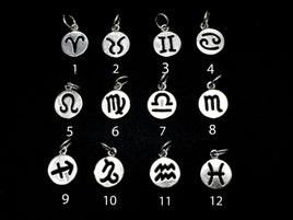 925 Sterling Silver Astrology Sign Charms-RainbowBeads