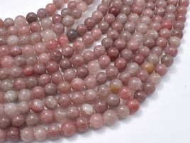 Purple Berry Quartz Beads, 6mm (6.5mm)-RainbowBeads