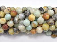 Amazonite, Round beads, 10mm ( 10.5 mm)-RainbowBeads
