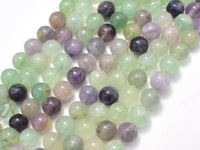 Fluorite, Rainbow Fluorite, 8mm Round Beads-RainbowBeads