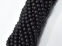 Genuine Shungite Beads, 4mm (4.4mm), Round-RainbowBeads